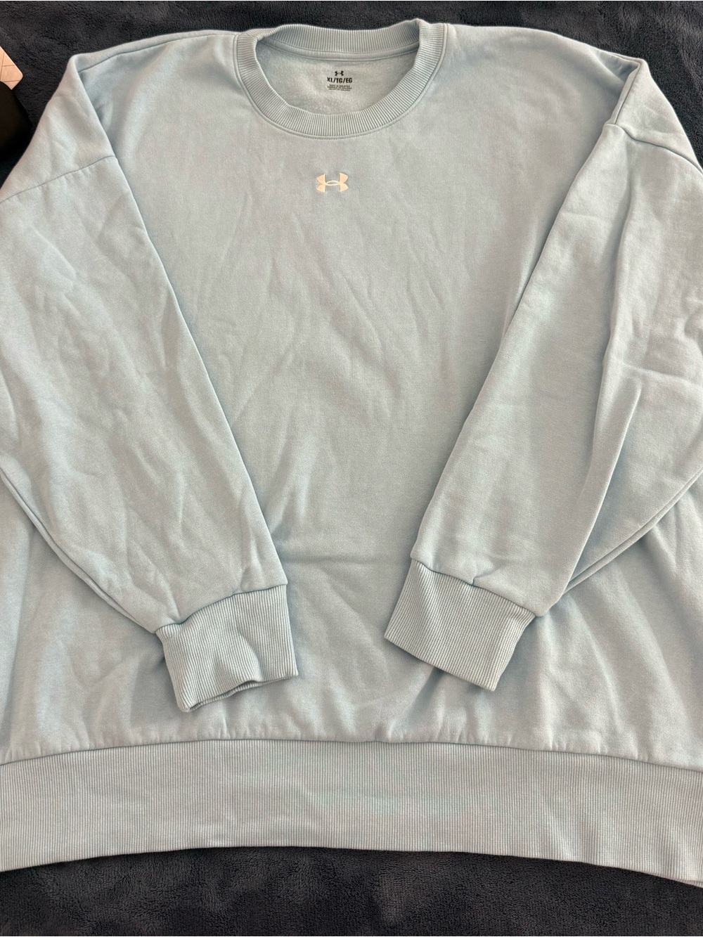 Under Armour Unisex Pale Blue Crewneck Sweatshirt